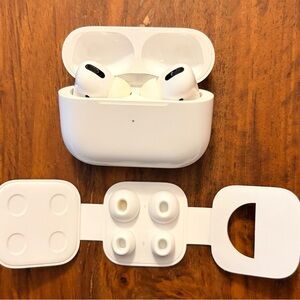 Apple White Earbuds with Charging Case